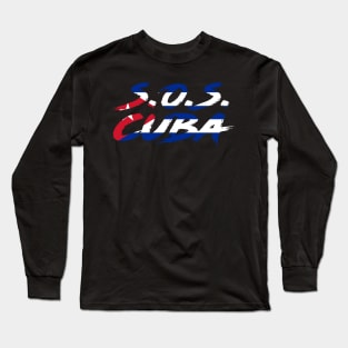 SOS Cuba Long Sleeve T-Shirt